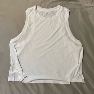 Lululemon White Muscle Tank